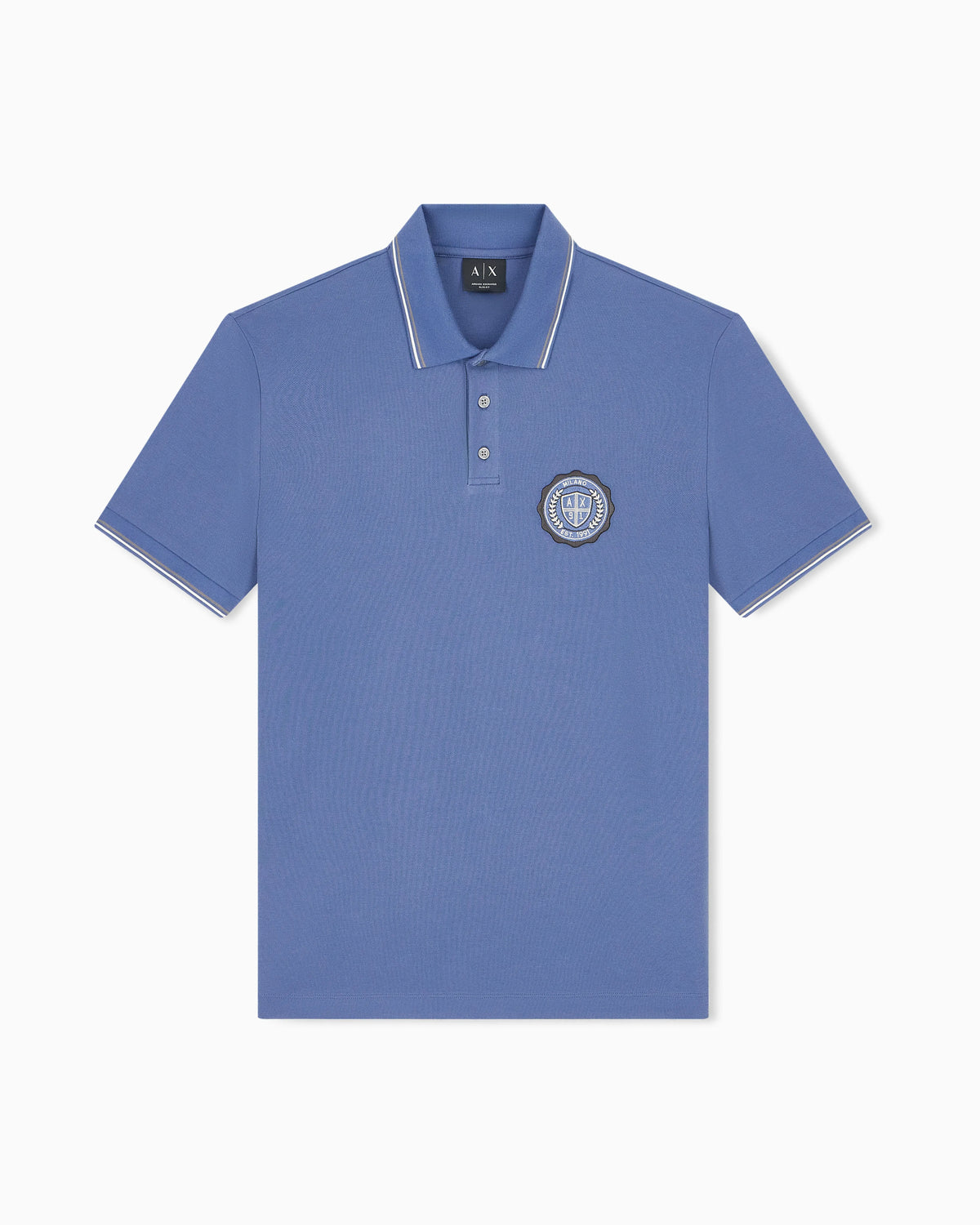Slim-fit polo shirt in cotton pique