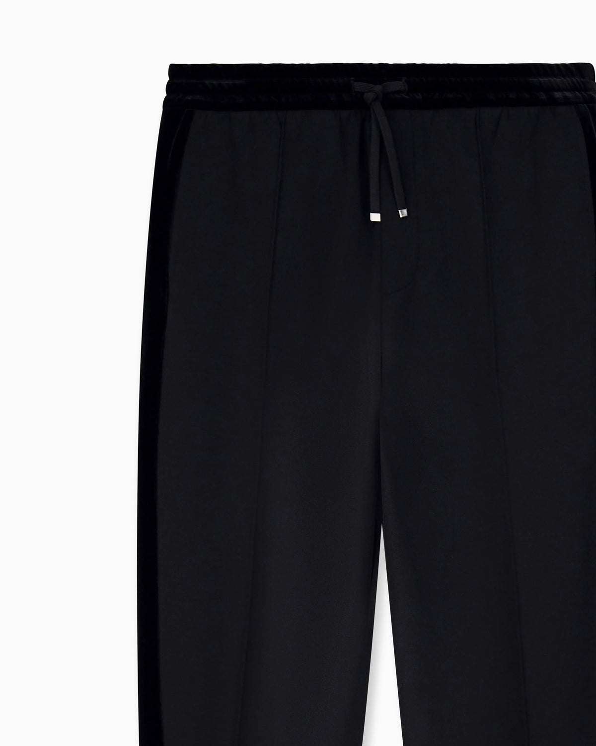 Regular fit trousers in stretch modal jersey