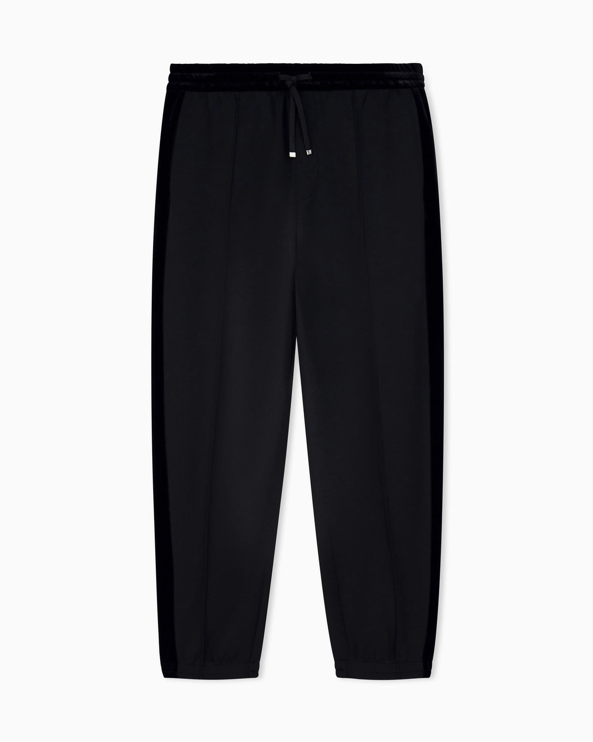 Regular fit trousers in stretch modal jersey