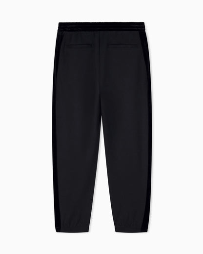 Regular fit trousers in stretch modal jersey