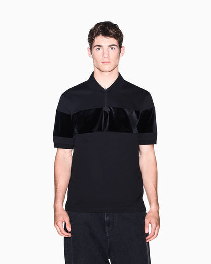 regular fit polo shirt in mercerized cotton jersey