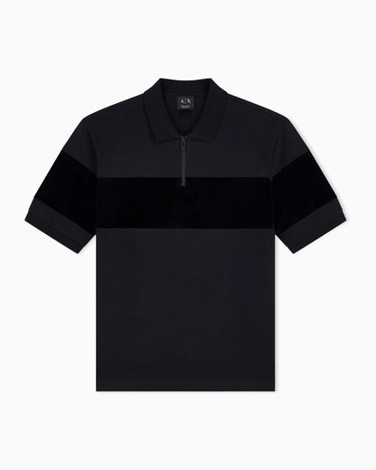 regular fit polo shirt in mercerized cotton jersey