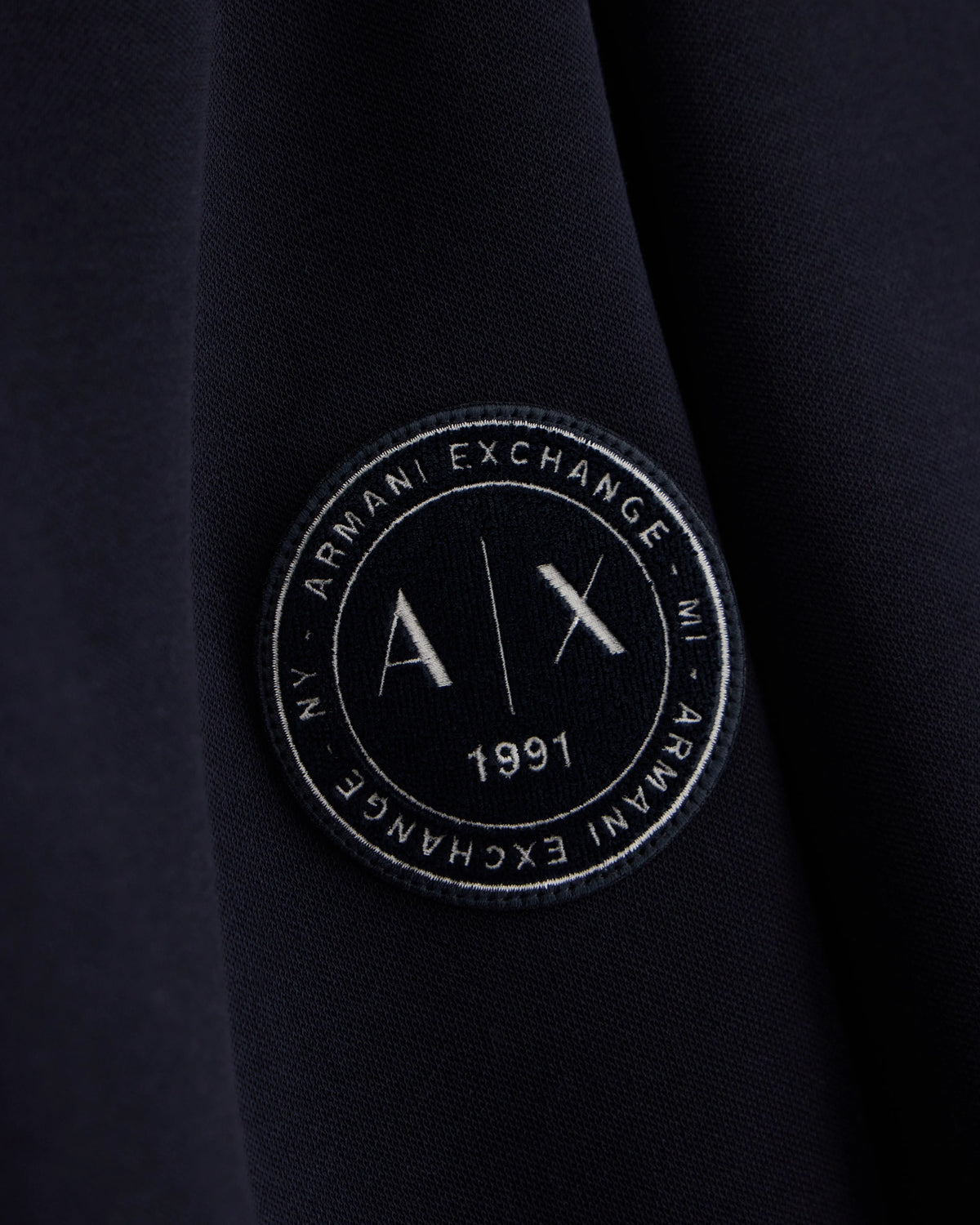 sweatshirt in bonded stretch cotton piquet