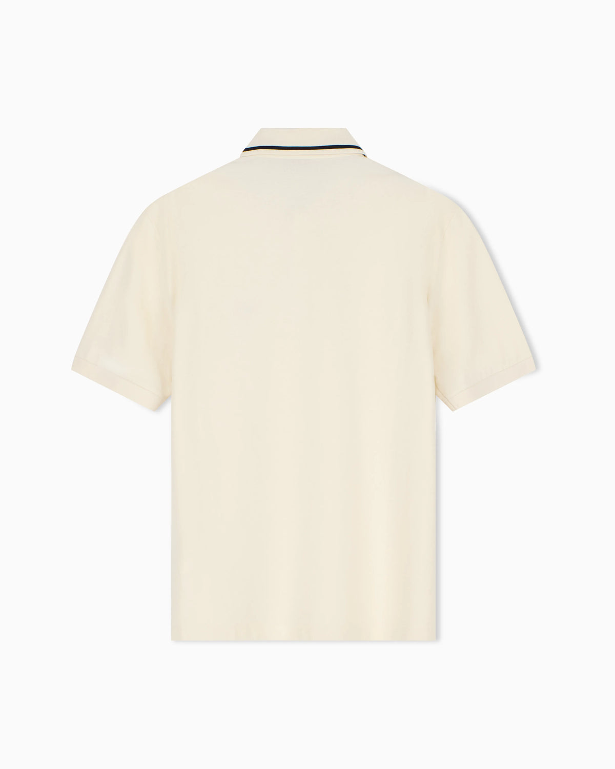 regular fit polo shirt in cotton piqué with rib details