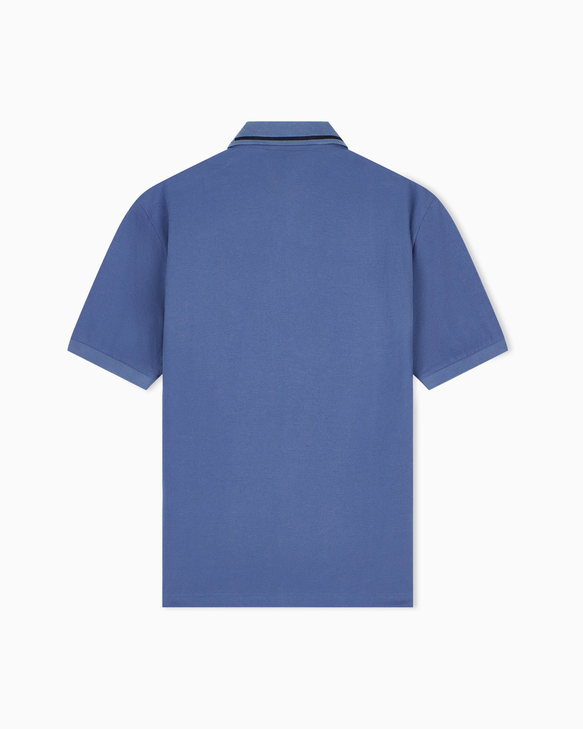 regular fit polo shirt in cotton piqué with rib details