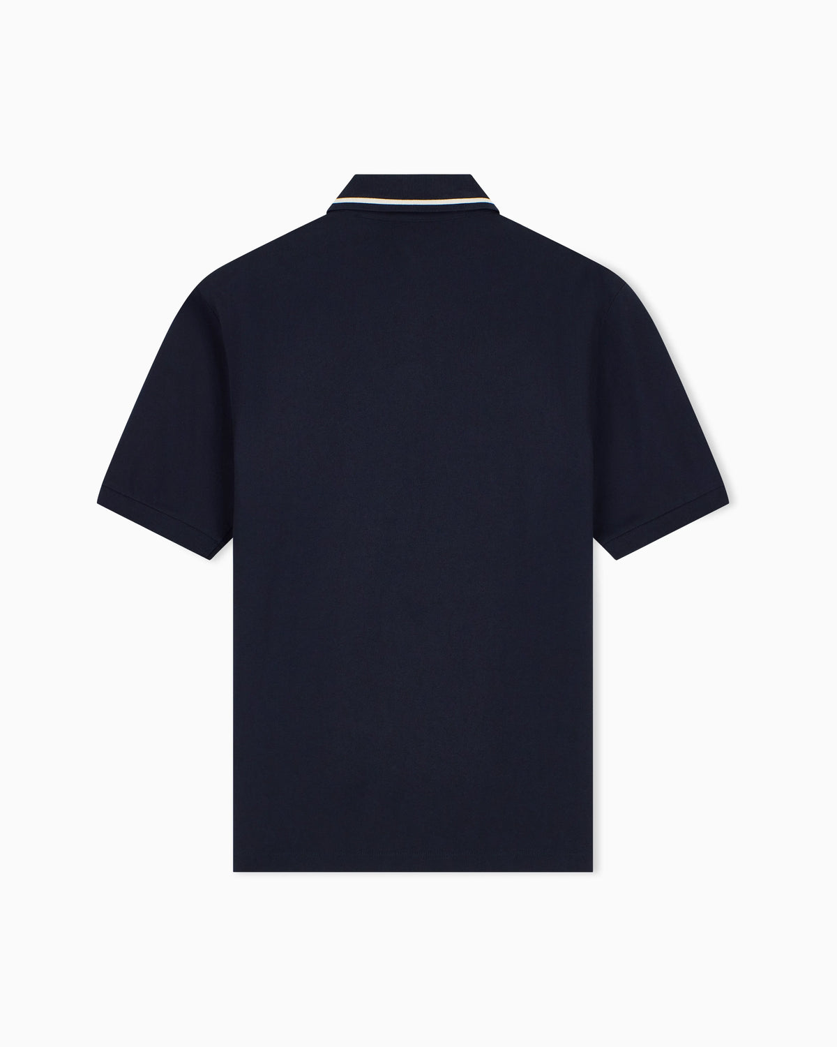regular fit polo shirt in cotton piqué with rib details
