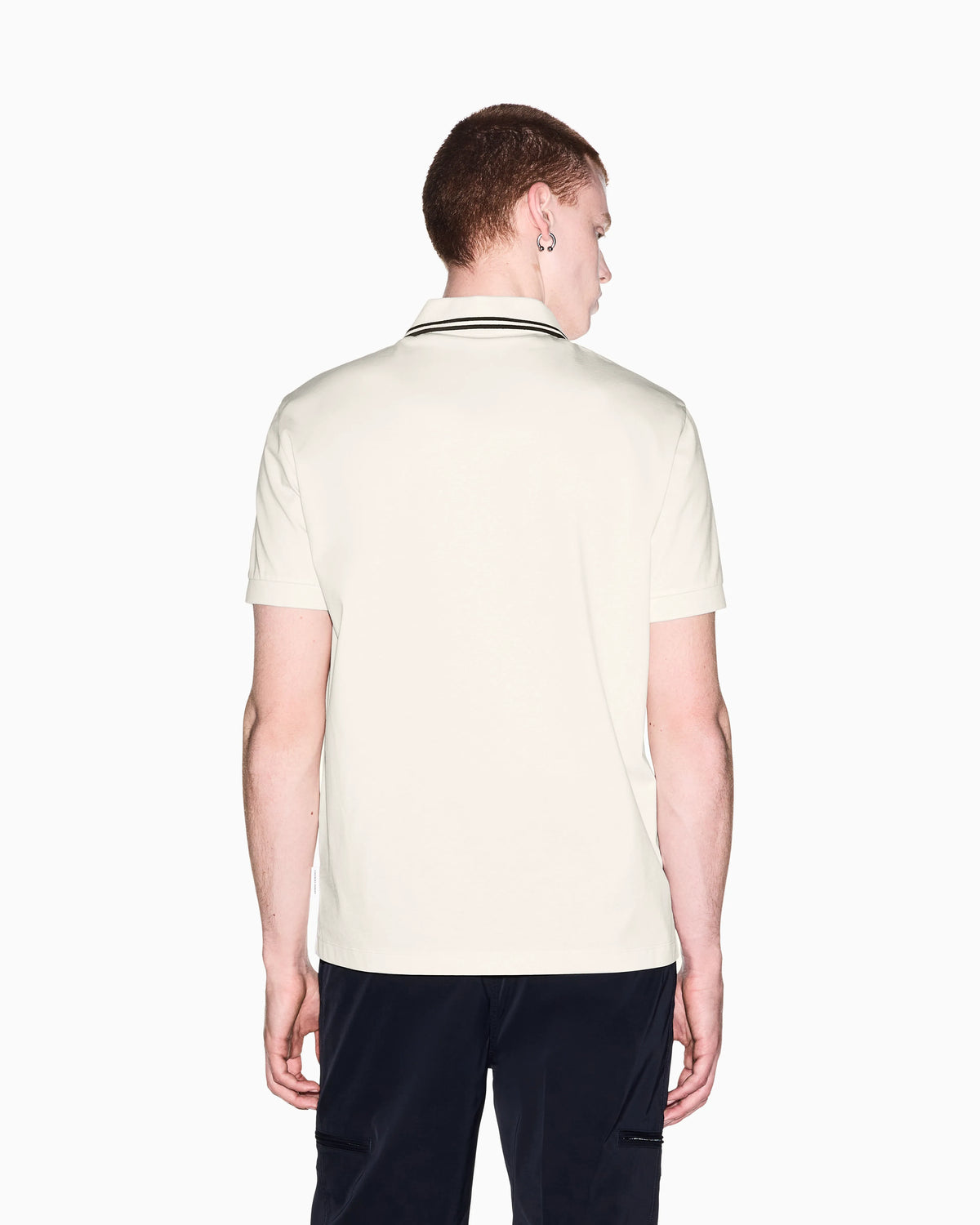regular fit polo shirt mercerized cotton jersey