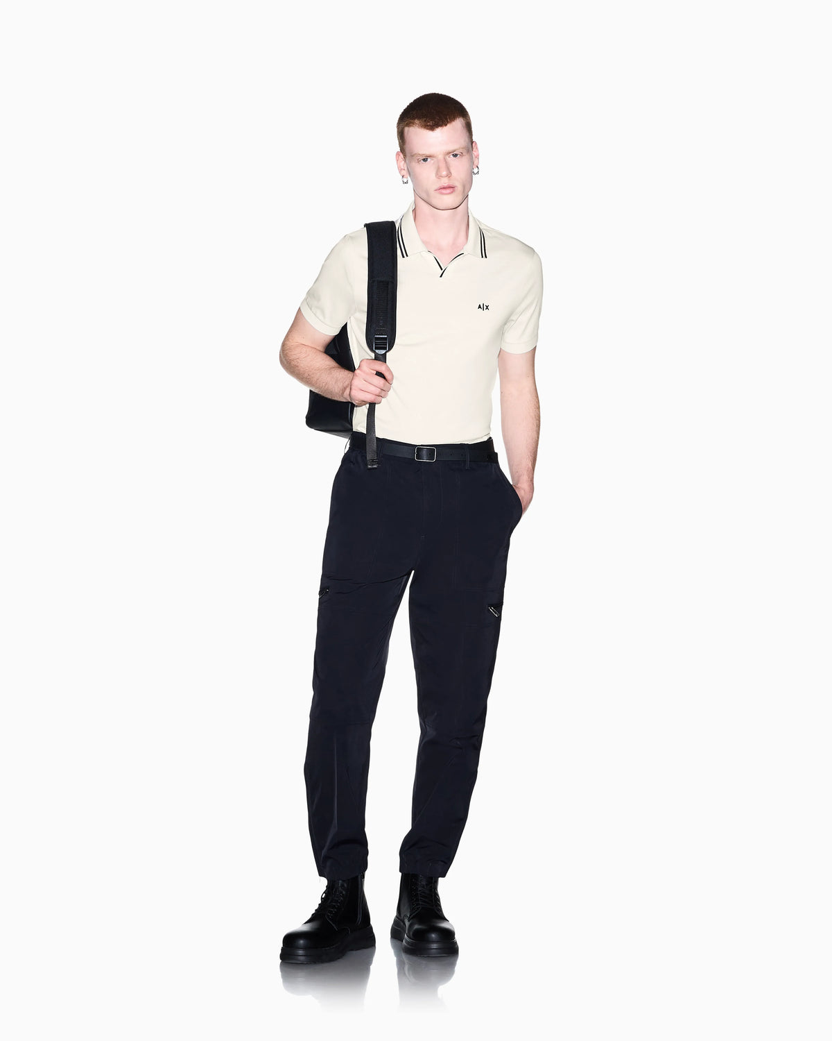 regular fit polo shirt mercerized cotton jersey