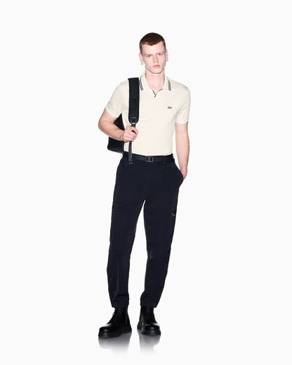 regular fit polo shirt mercerized cotton jersey