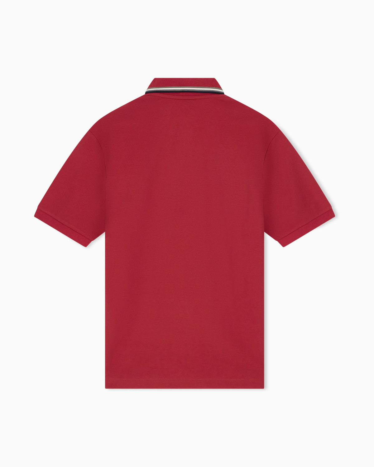 regular fit polo shirt in cotton piquet with rib details