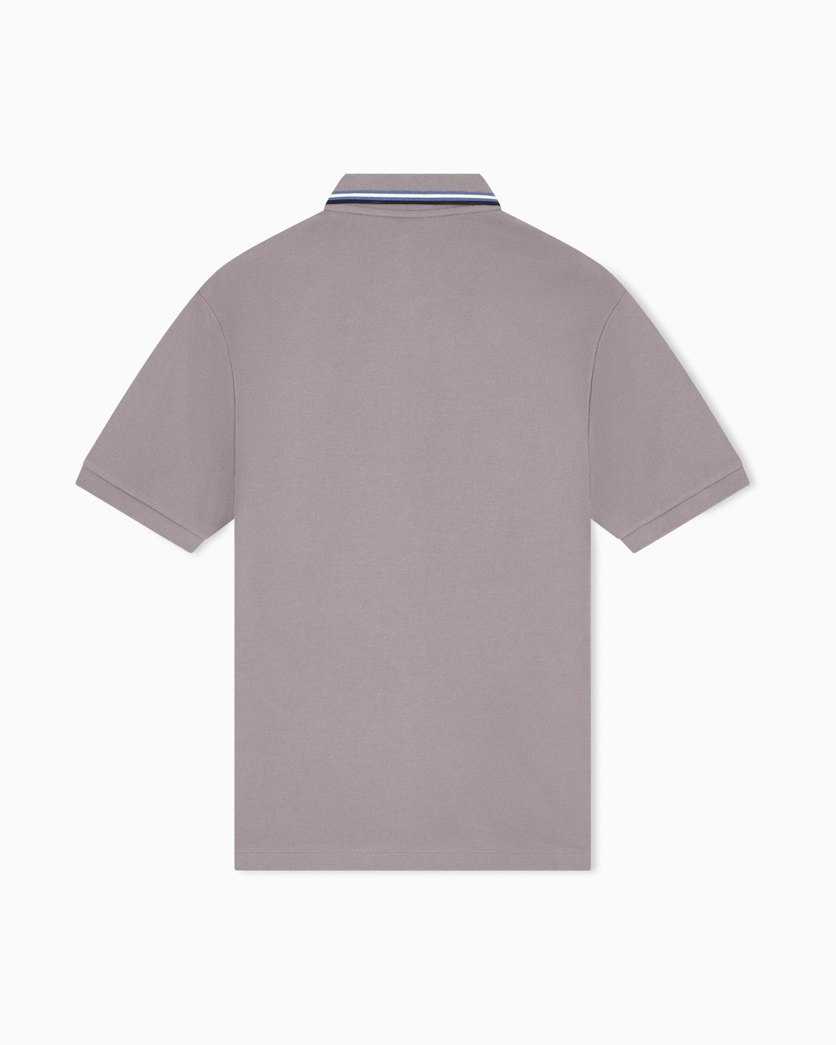 regular fit polo shirt in cotton piquet with rib details