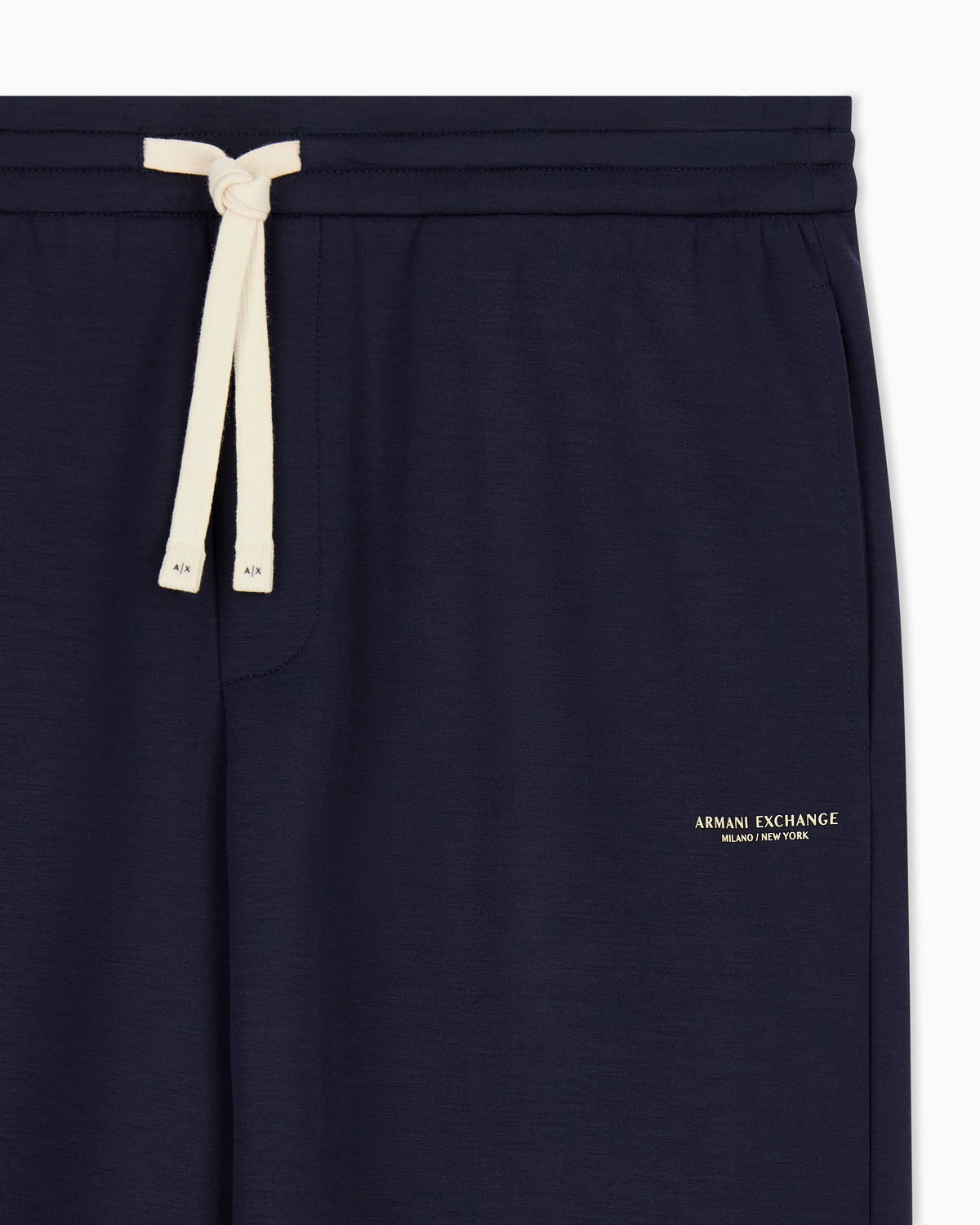 Stretch modal sweatpants with a drawstring and pockets