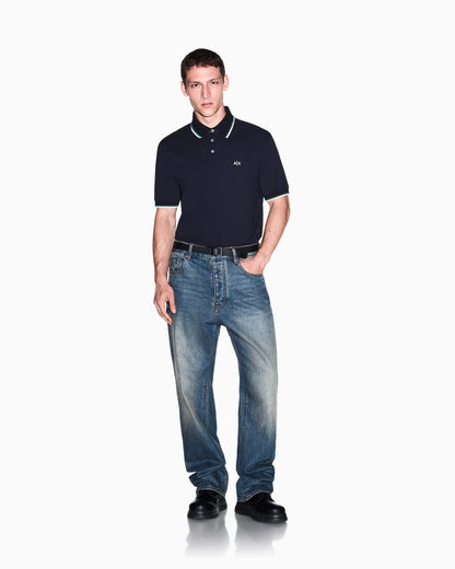 regular fit polo shirt in cotton piqué