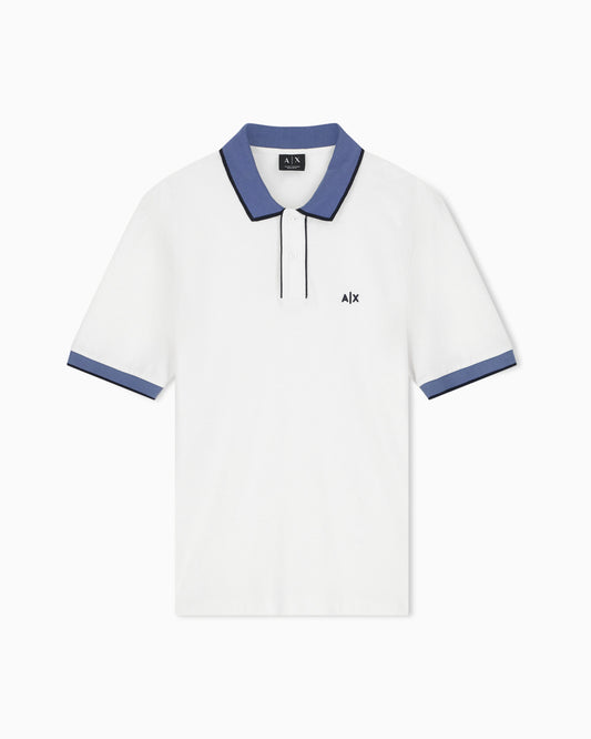 regular fit polo shirt in cotton piquet