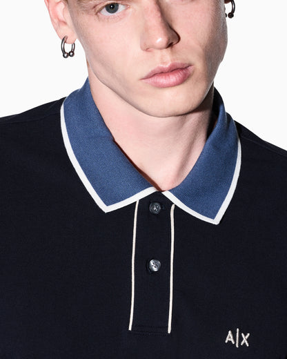 regular fit polo shirt in cotton piquet