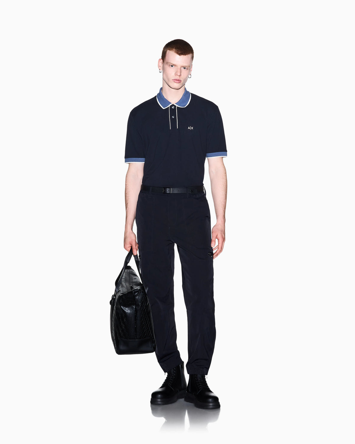 regular fit polo shirt in cotton piquet