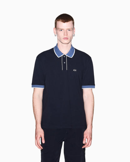 regular fit polo shirt in cotton piquet