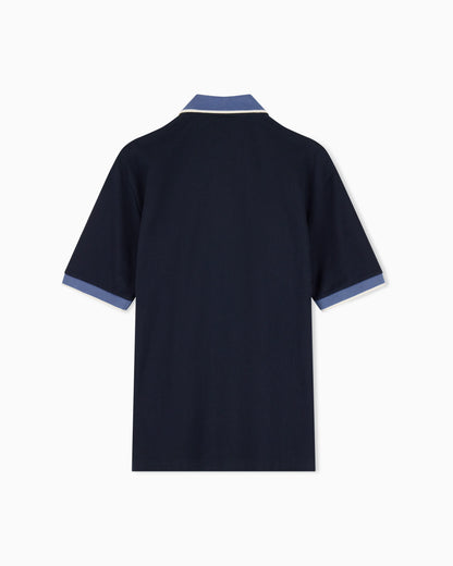 regular fit polo shirt in cotton piquet