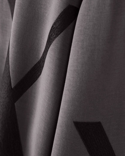 sweatshirt in bonded stretch cotton
