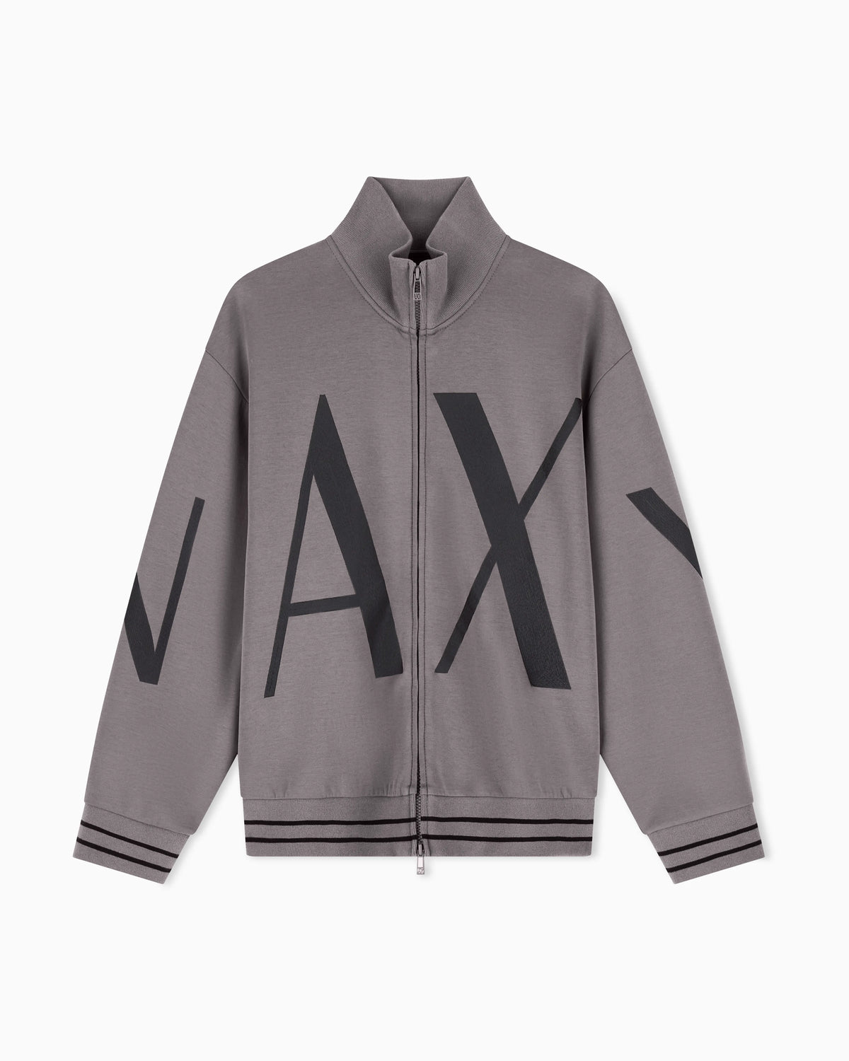 sweatshirt in bonded stretch cotton