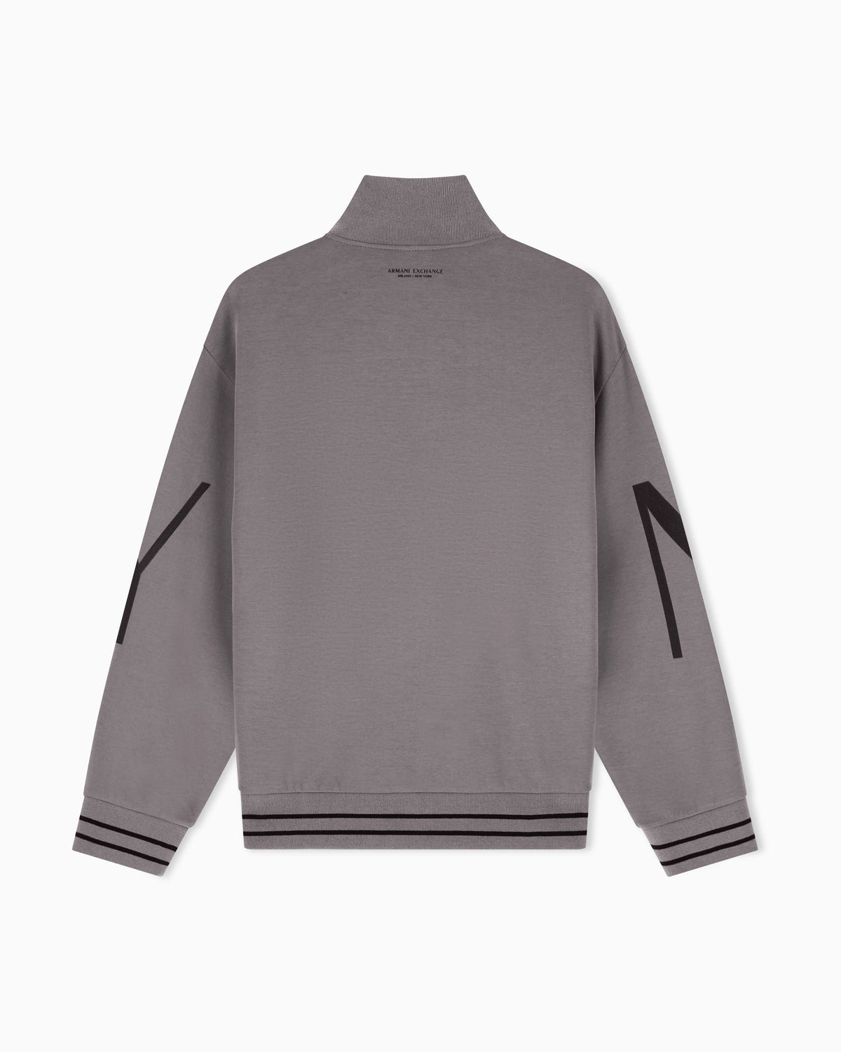 sweatshirt in bonded stretch cotton
