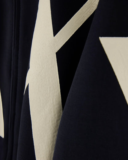sweatshirt in bonded stretch cotton