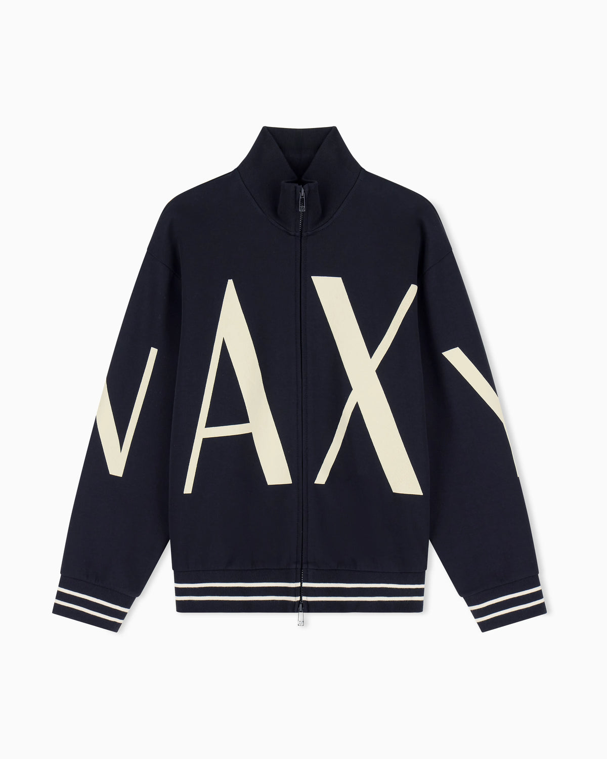 sweatshirt in bonded stretch cotton