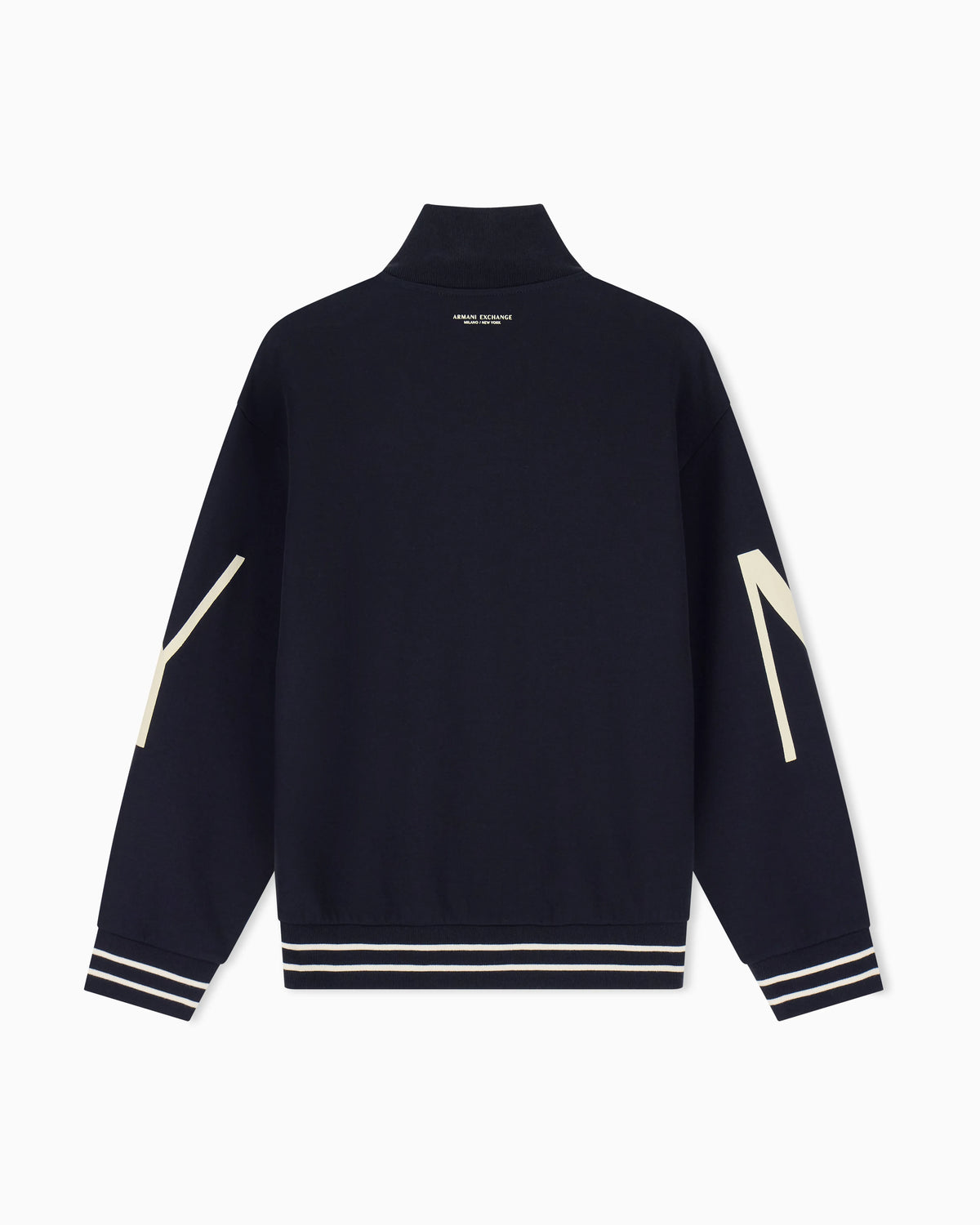 sweatshirt in bonded stretch cotton