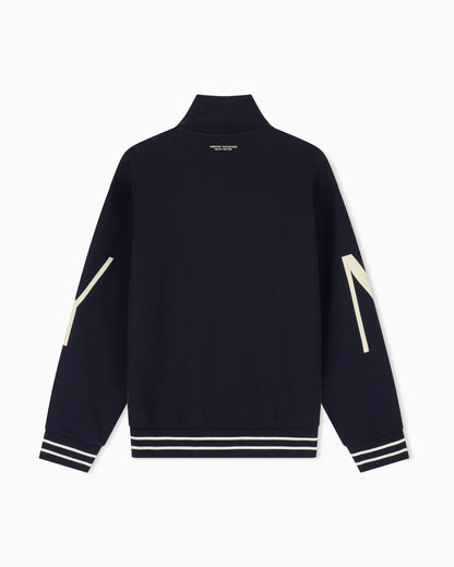 sweatshirt in bonded stretch cotton