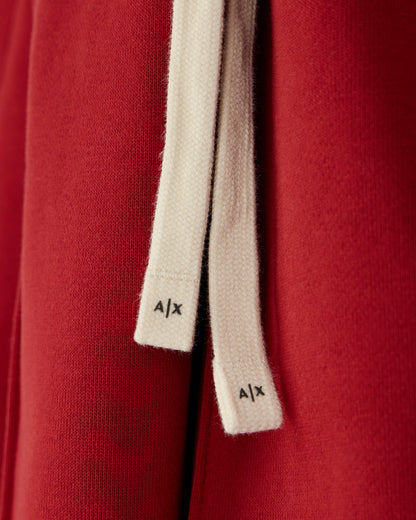 regular fit trousers in cotton French terry