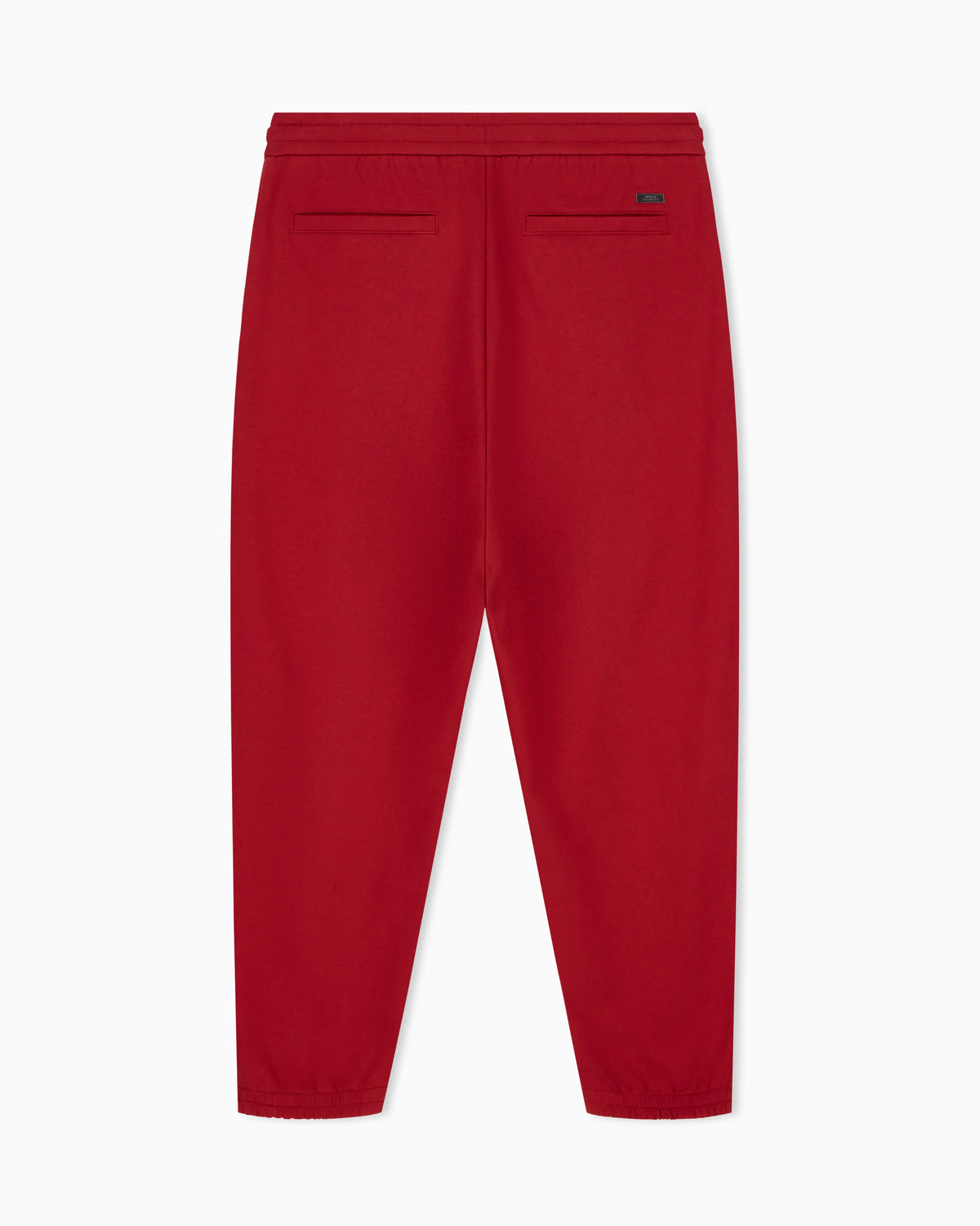 regular fit trousers in cotton French terry