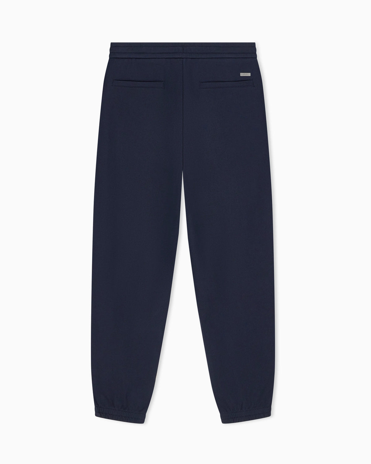 regular fit trousers in cotton French terry