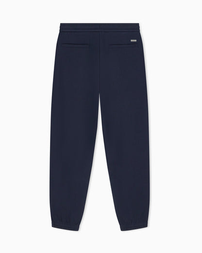 regular fit trousers in cotton French terry