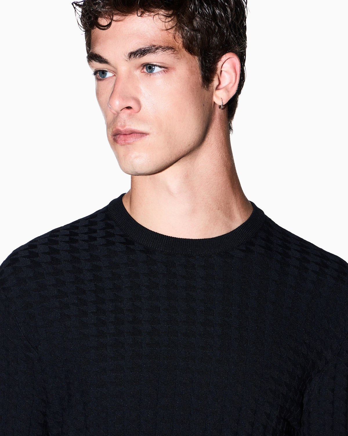regular fit pullover viscose blend