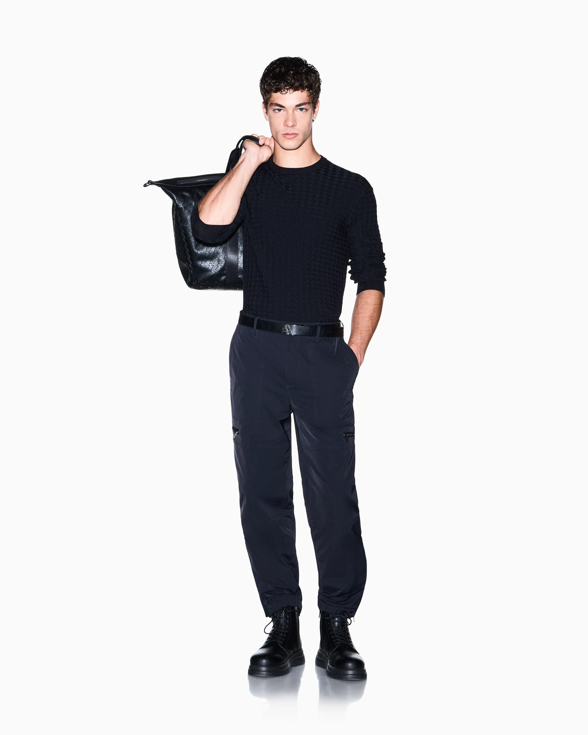 regular fit pullover viscose blend