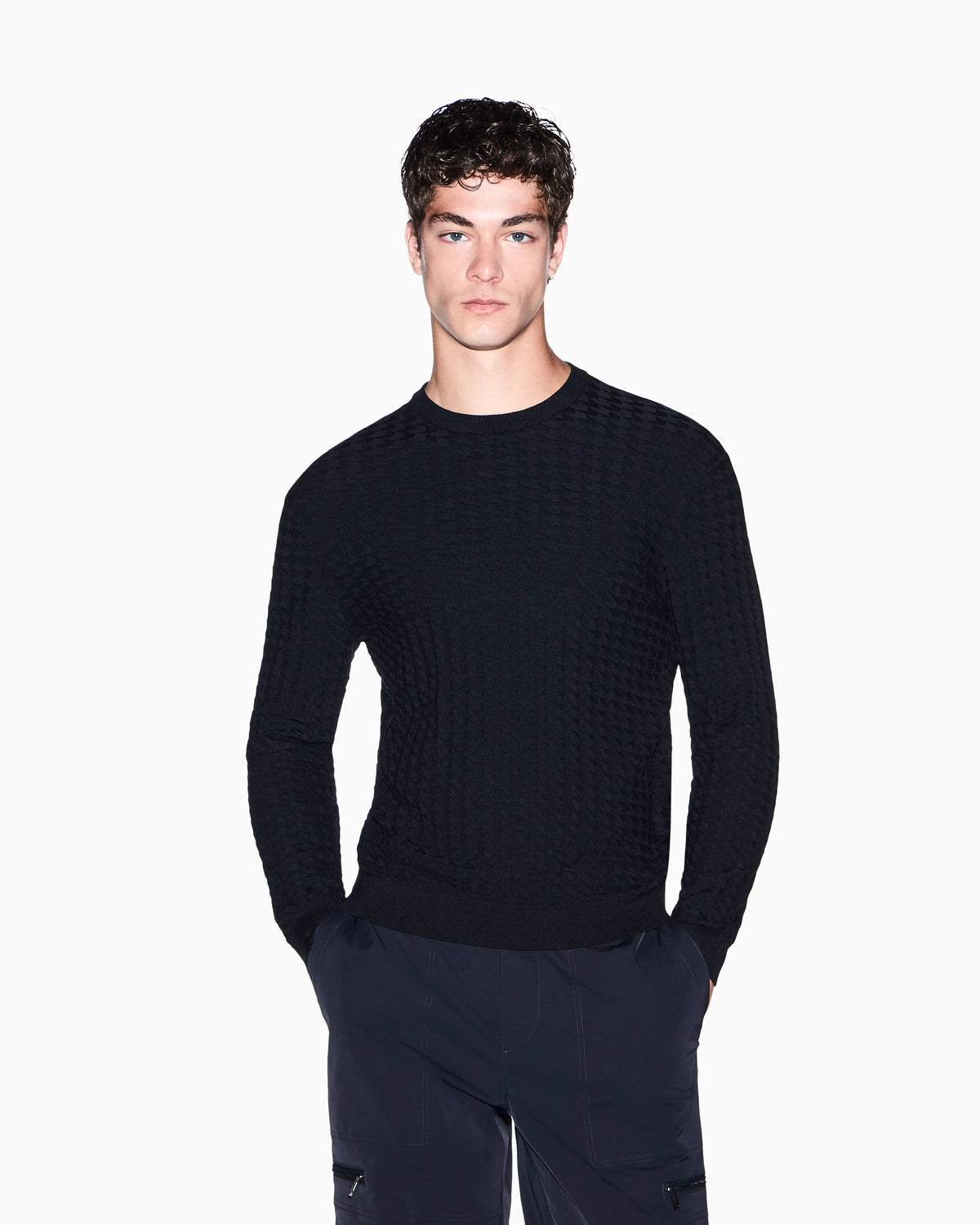 regular fit pullover viscose blend