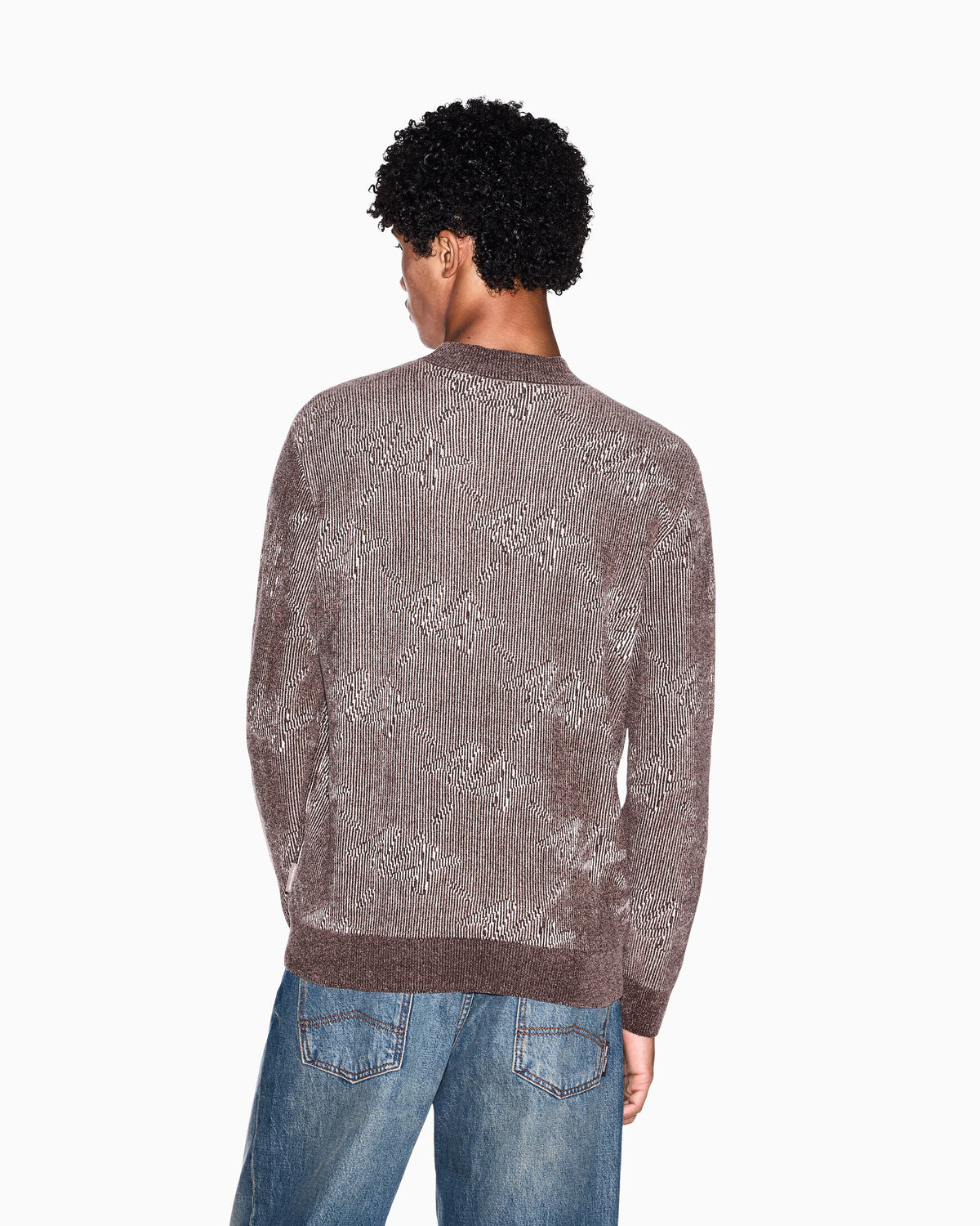 regular fit pullover in viscose blend