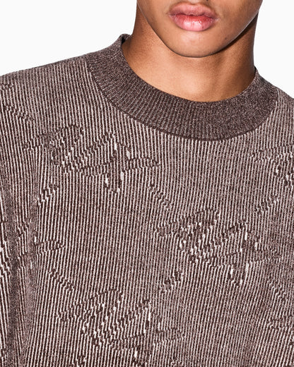 regular fit pullover in viscose blend