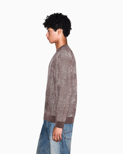 regular fit pullover in viscose blend