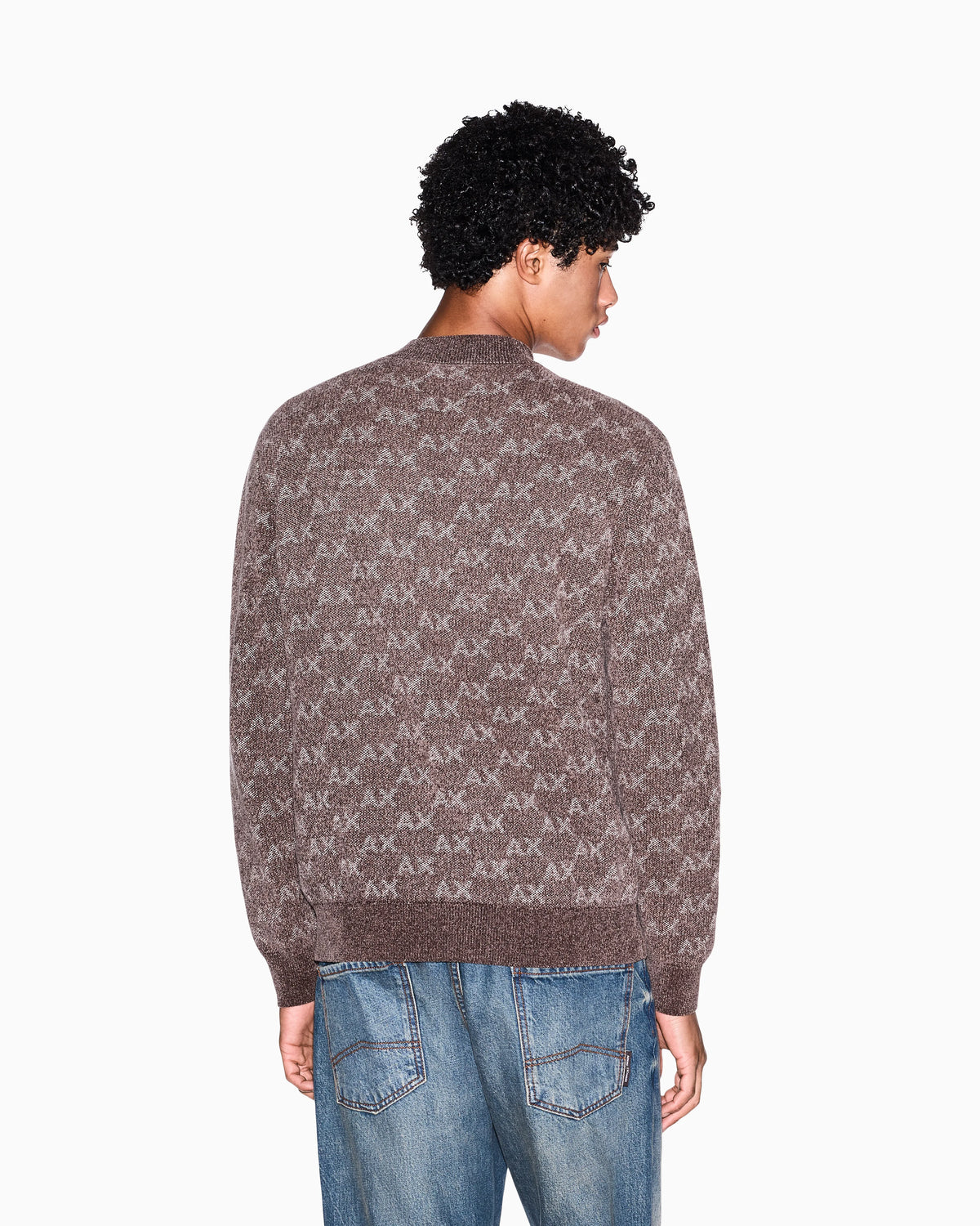 regular fit pullover in viscose blend
