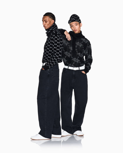 regular fit pullover in viscose blend