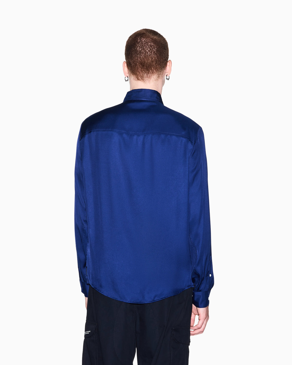oversized shirt in eco-viscose twill