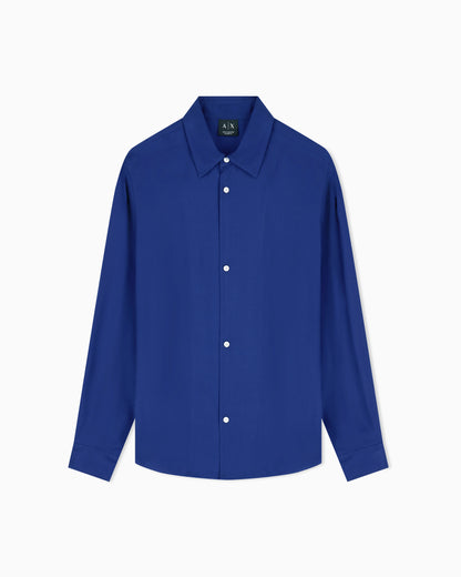 oversized shirt in eco-viscose twill