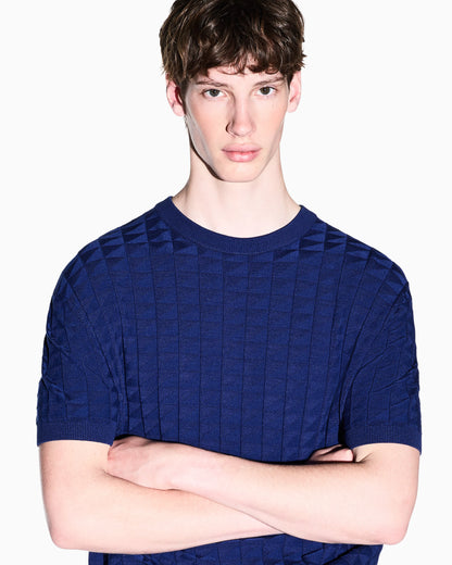 regular fit pullover in viscose blend