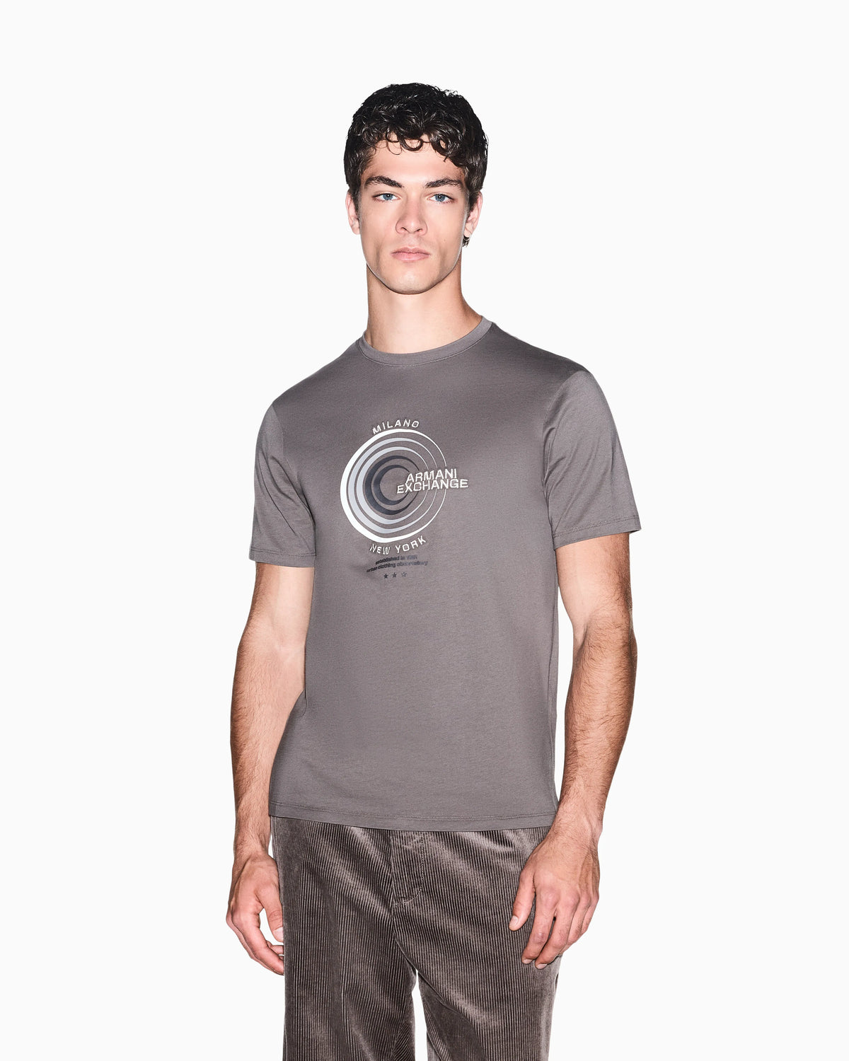 slim fit t-shirt in cotton jersey