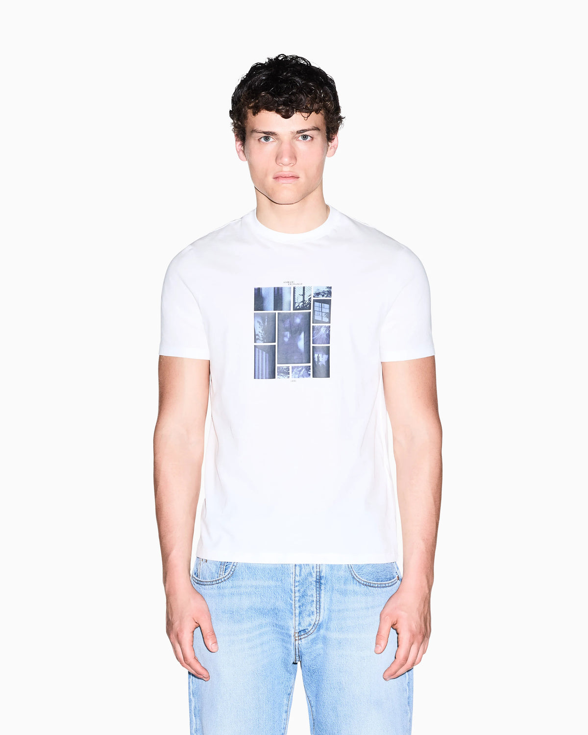 slim fit t-shirt in cotton jersey