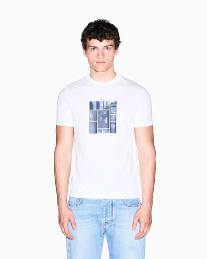 slim fit t-shirt in cotton jersey