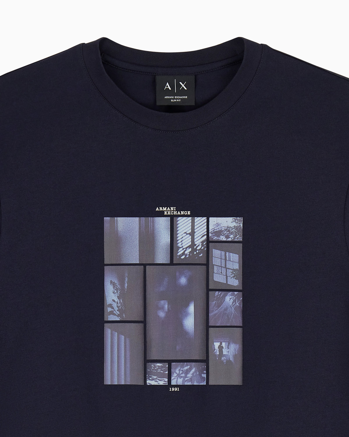 slim fit t-shirt in cotton jersey