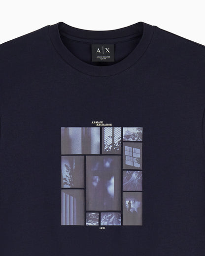 slim fit t-shirt in cotton jersey