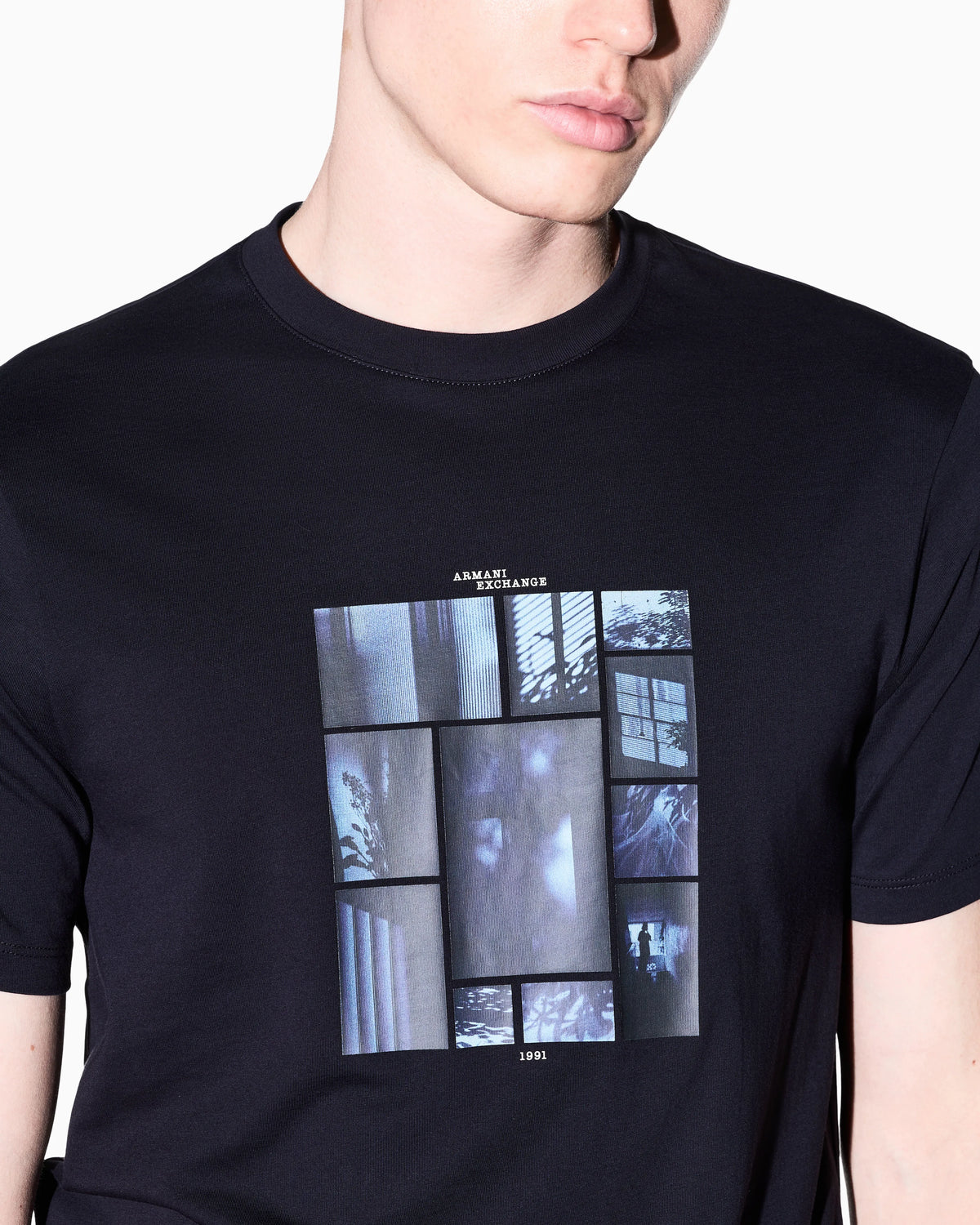 slim fit t-shirt in cotton jersey